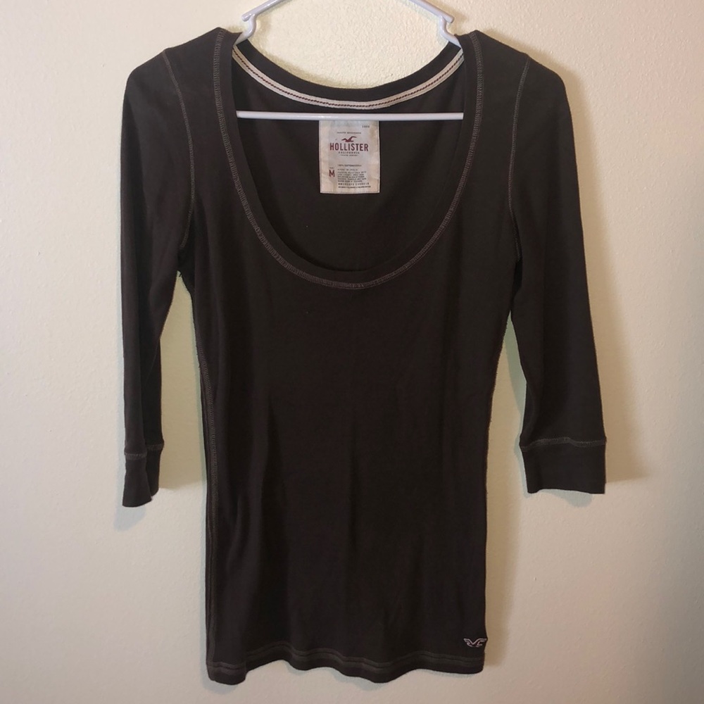 Hollister Quarter Sleeve Top